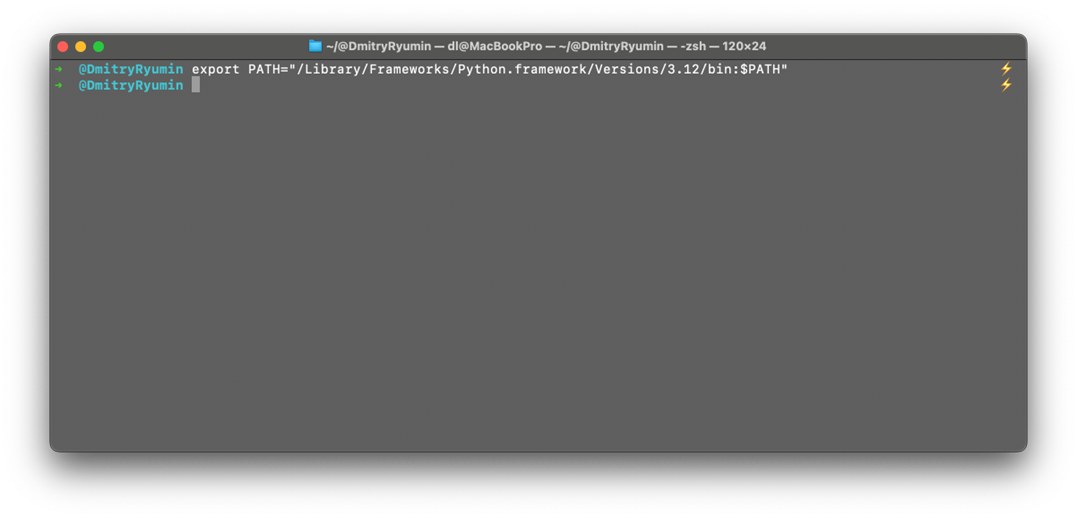 Добавление пути к установленному Python в PATH